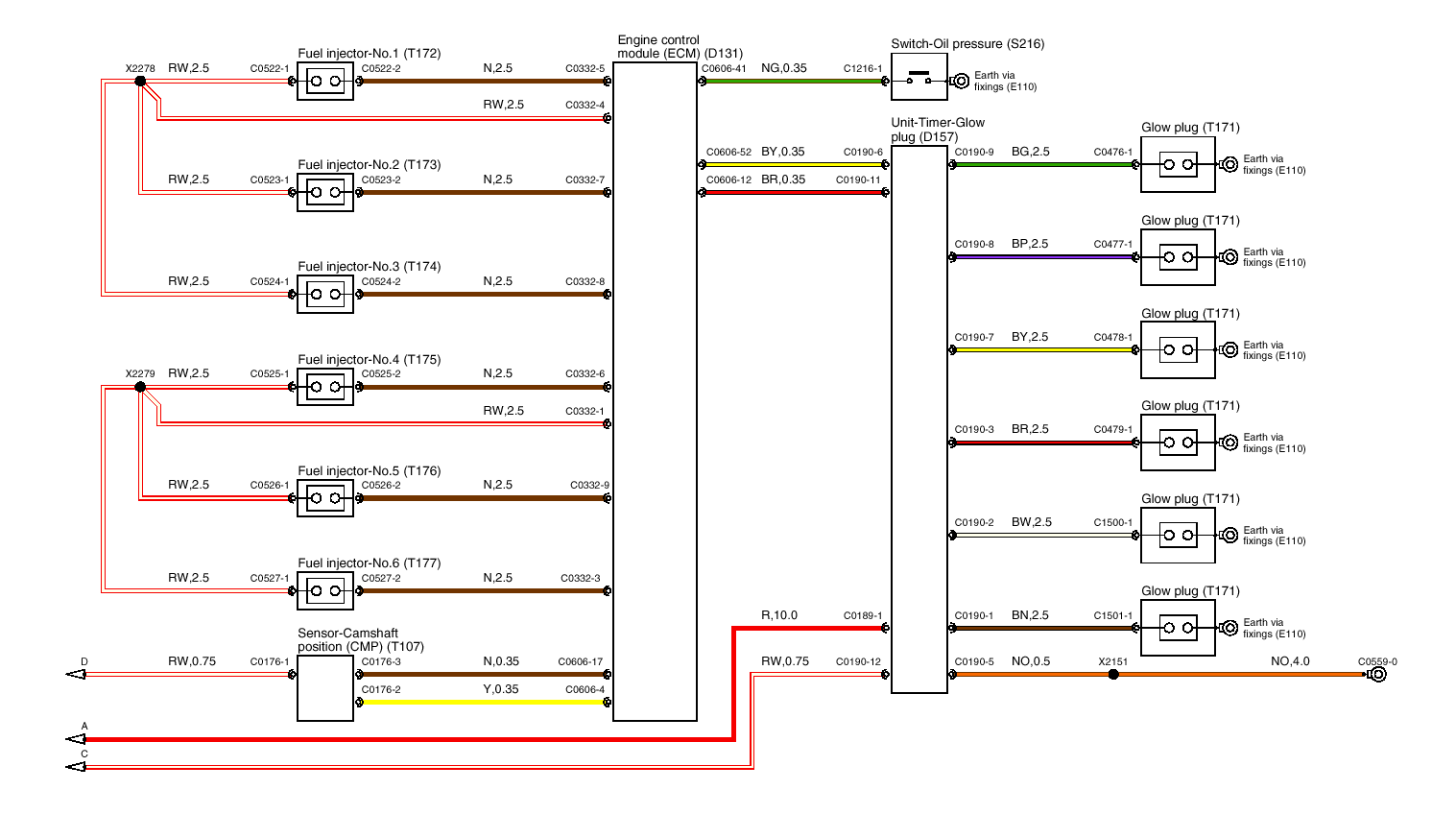 Glow Plug Wiring Diagram Toyota