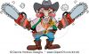 43145-Clipart-Illustration-Of-A-Mad-Man-Holding-Two-Red-Chainsaws.jpg