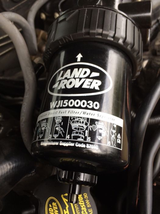 fullfatrr View topic TDV8 fuel filter WARNING