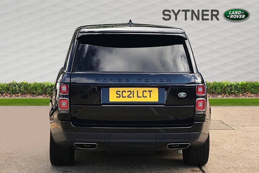 Range rover on sale rear number plate